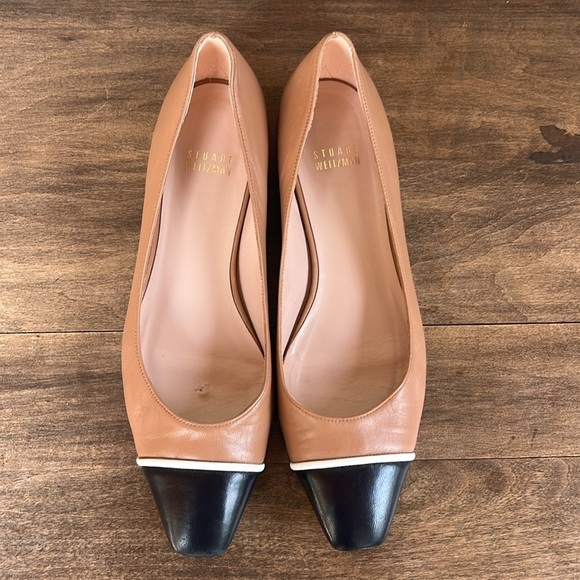 Stuart Weitzman Leather Flats Size 7.5 - Picture 8 of 13